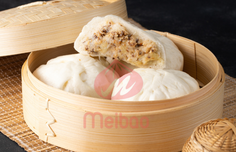 Một số cách chế biến nhanh bánh bao Meibao thêm ngon